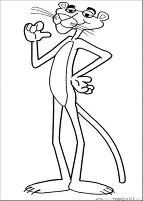 Children are fascinated by colors. Thats Me Coloring Page - Free The Pink Panther Coloring ...