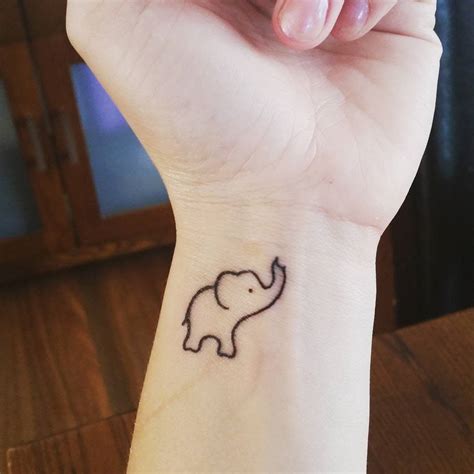 Babe Elephant Tattoo