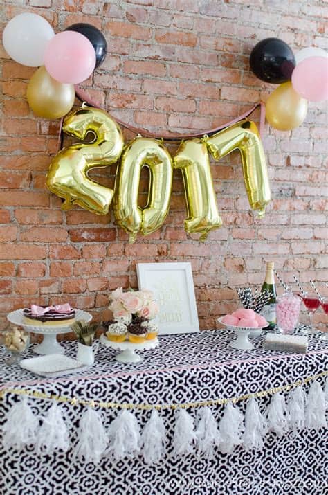 Happy new years eve table decorating set bar kit party decor. 5 Easy New Year's Eve Party Ideas
