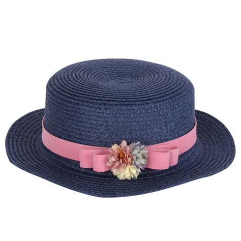 Women Ladies Cap Vintage Bowknot Straw Hat Beach Cap Summer Hats In