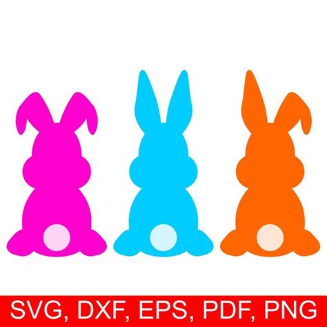 Easter Bunny SVG Easter Bunny DXF Easter Bunny Clipart | Etsy | Bunny