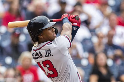 Mlb Roundup Ronald Acuna Braves Pound Nationals Clinch Playoff Spot