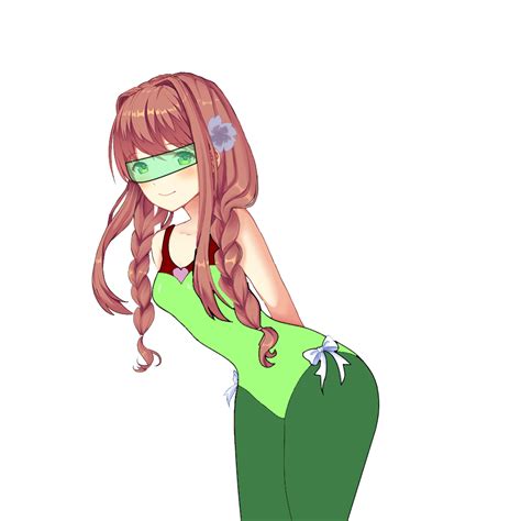 Ddlc Glitch Heart Aka Monika As A Super Hero By Shaymixdiamondz On