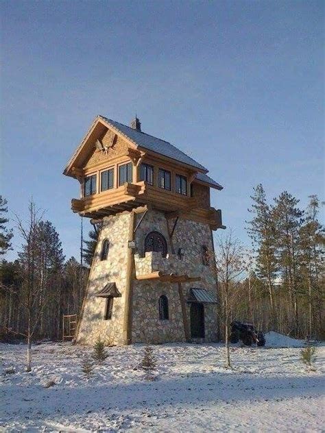 Pin By Eric Hall On Cabins And Cottages Log Homes Tower House Stone