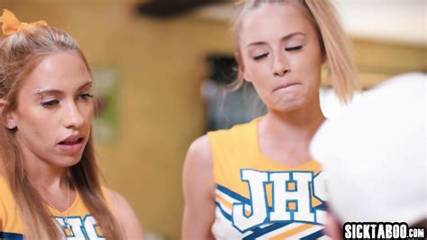 We Want To Blow Your Whistle Coach So Guy Fucked Two Horny Cheerleaders