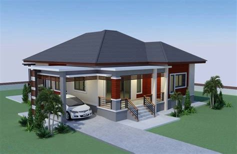 Simple Yet Gorgeous Elevated House Concept Pinoy Eplans Bungalow