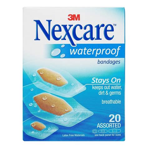 Buy 3M Nexcare Waterproof Bandages - Adhesive Bandages