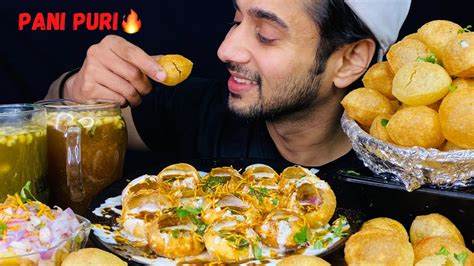 100🔥pani Puri Golgappa Eating Challenge Dahi Fuchka Spicy Water Indain Food Eating