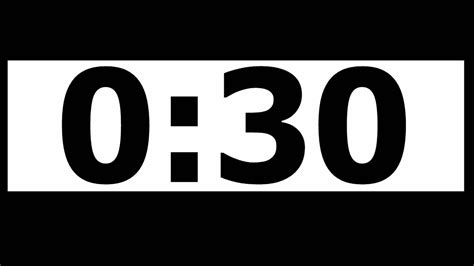 So to trigger every second, you need to set it to 1. 30 seconds Countdown Timer with Alarm - YouTube