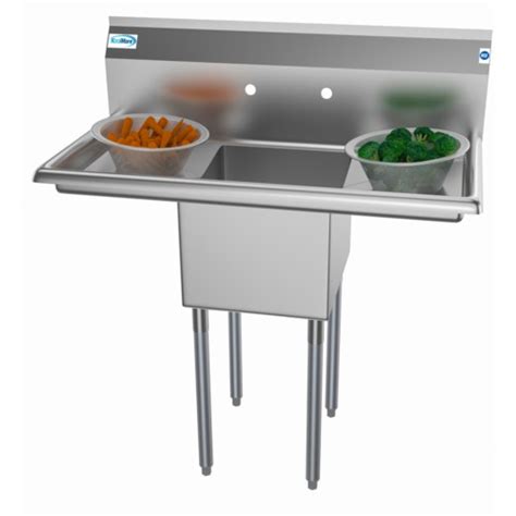 Koolmore Sa141611 12b3 38 One Compartment Stainless Steel Sink With