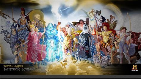 Twelve Olympians Painting Historic Gods History Roman Hd Wallpaper Riset