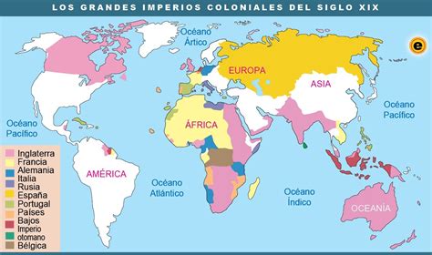 El Imperialismo En El Siglo Xix El Reparto Del Mundo Nuestras