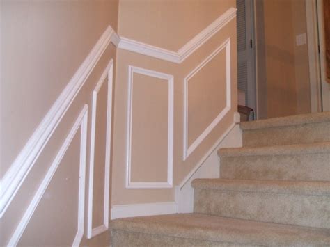 The chair rail is much more durable than the drywall and in the event that it is damaged it is much easier to repair. Installing Chair Rail Up Staircase? - Carpentry - DIY ...