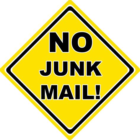 No Junk Mail House Window Sign - Car Signs Direct - Handmade baby on