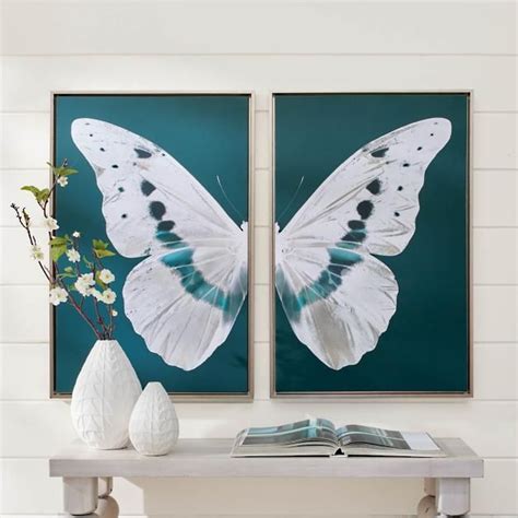 White Butterfly I Wall Art In 2020 Butterfly Wall Art Barn Wall Art