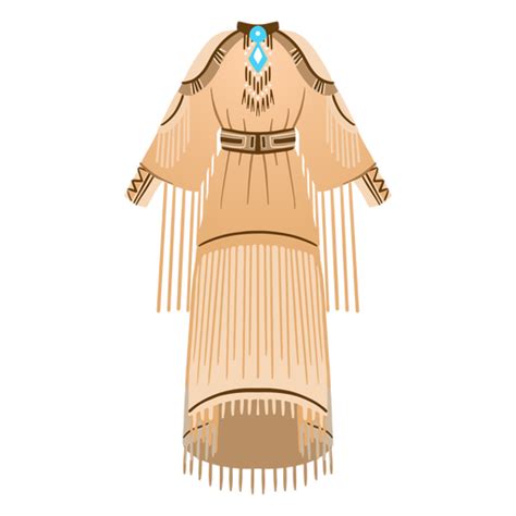 Traditional Native American Clothing Illustration Png And Svg Design For