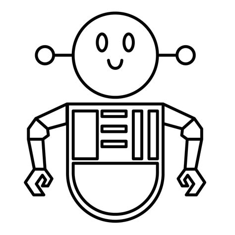 Dibujo De Robot Para Colorear E Imprimir Dibujos Y Colores