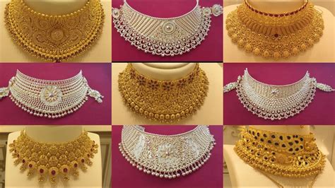 Latest Gold Bridal Choker Necklace Designs Youtube