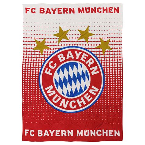 Fc bayern münchen produkte im angebot. FC Bayern München Decke Logo