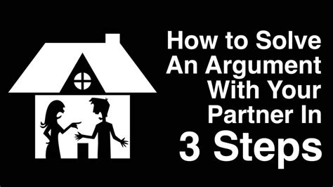 How To Solve An Argument With Your Partner In 3 Steps School Of Life