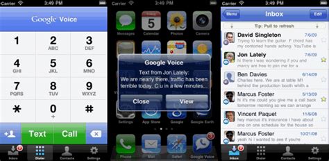Google voice is a handy, free service that lets you make phone calls and get voicemail through the internet. Google Voice iPhone App