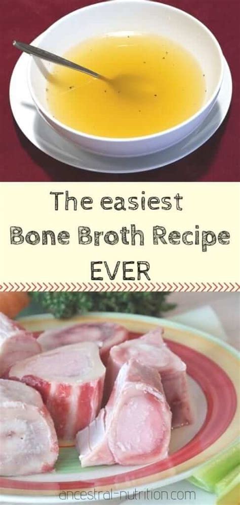 The Easiest Bone Broth Recipe Ever Ancestral Nutrition