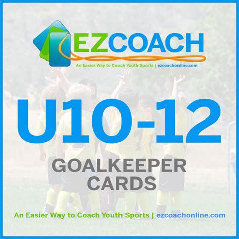 U10 U12 Goalkeeper Cards Ez Coach