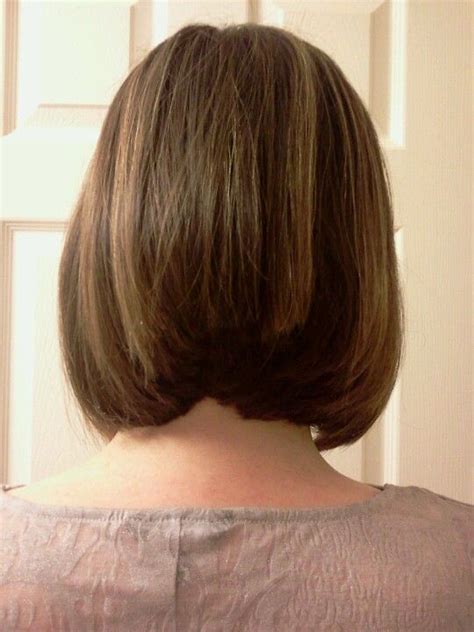 Angled Bob Back View With Layers Hair Cuts By Me