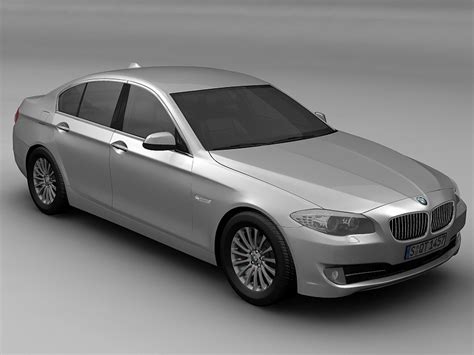 The figures refer to a vehicle with basic configuration in germany and the range shown considers optional equipment and the different size of wheels and tires available on the selected model. 2010 BMW 5 Series 3D Model - Buy 2010 BMW 5 Series 3D Model | FlatPyramid