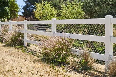 Vinyl Fence Rail Style All Counties Fence Riverside Ca