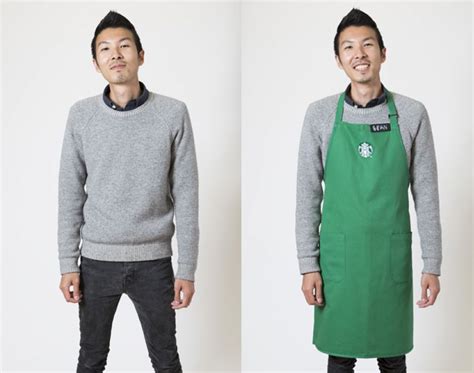 Starbucks employees will continue to wear the green or black aprons that you're used to seeing when you hit up their stores. Starbucks Has a New Employee Dress Code | aGOODoutfit