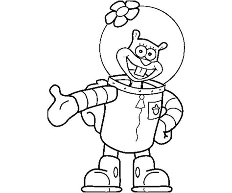 Sandy cheeks coloring page print coloring page download pdf tags: Sandy Cheeks Drawing at GetDrawings | Free download