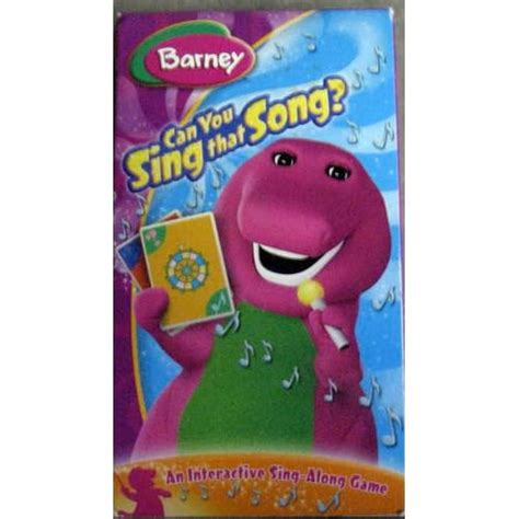 Barney Can You Sing That Song Vhs Movies And Tv
