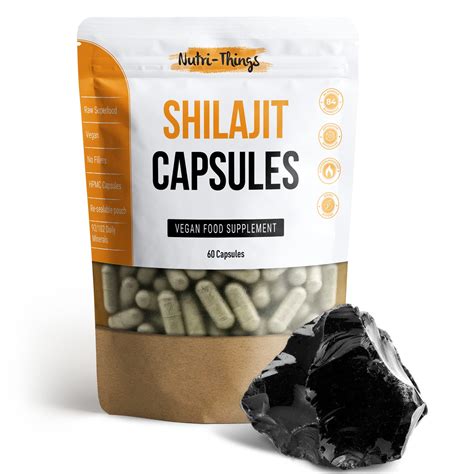 Buy Shilajit Capsules 60 Capsules 1000mg Per Serving Contains Fulvic Acid 100 Pure