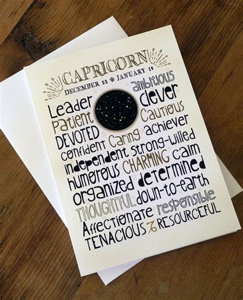 Zodiac Greeting Card Astrology Sign Zodiac Constellation Typography