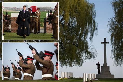 World War I British Soldiers Buried With Full Military Honours 100