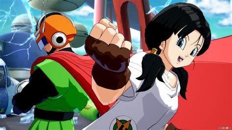 dragon ball fighterz jiren and videl gameplay trailer videl with long hair
