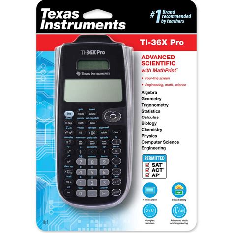 The marketable skills goal emphasizes the value of higher education in the workforce. Texas Instruments TI-36X Pro Engineering/Scientific ...