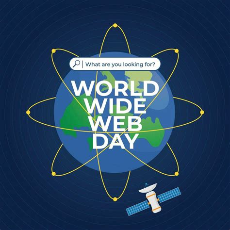 World Wide Web Day Design Template For Celebration World Wide Web