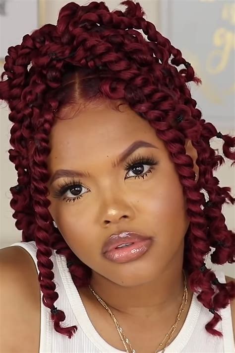 Gorgeous Short Passion Twists Crochet Hairstyle Looks To Try Today ⋆ African American Hairstyle