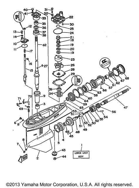 Outboard Lower Unit Diagram