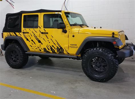 Jeep Wrangler Renegade Cherokee Mud Splash Decal Set Etsy