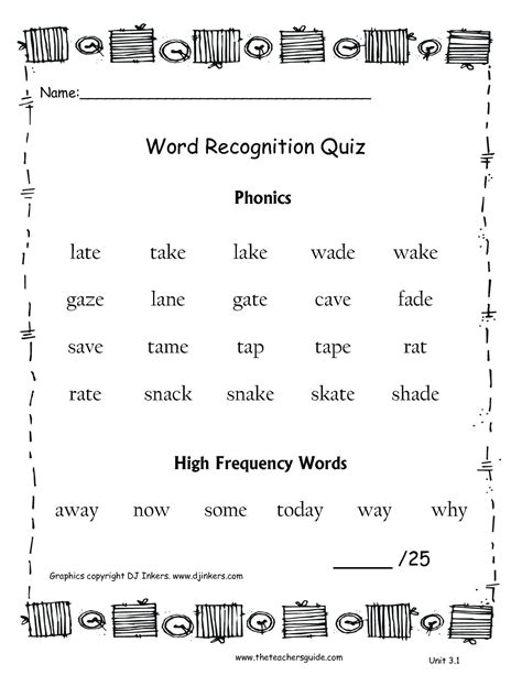 Free Printable Grade 1 Phonics Worksheets Free Printable