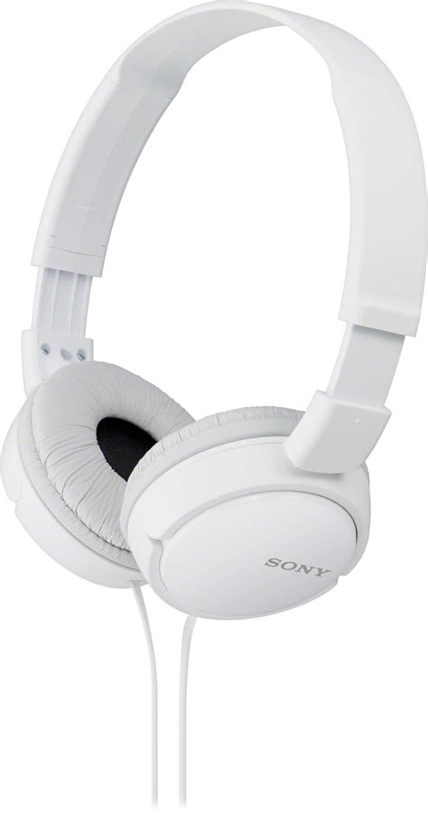 Customer Reviews Sony Zx Series Wired On Ear Headphones White Mdrzx110