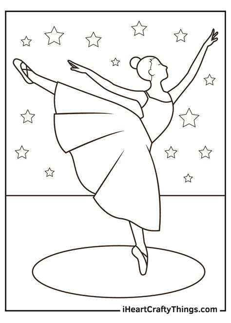 Free Coloring Pages For Girls Dancers