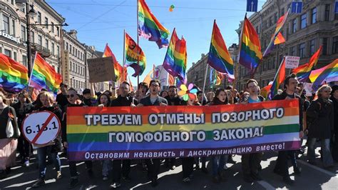 European Court Blasts Russia Gay Propaganda Law Bbc News