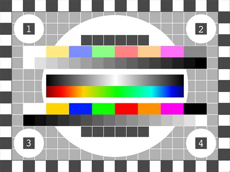 Download Tv Test Pattern Test Picture Display Royalty Free Vector