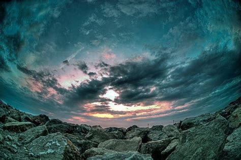 Rocky Sunset Art Photography Picture Mother Nature