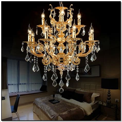 Luxury Contemporary Crystal Chandelier Lamp With 12 Lights For Dining