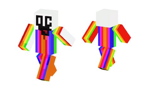 Screaming Rainbow Guy Skin Minecraft Skins